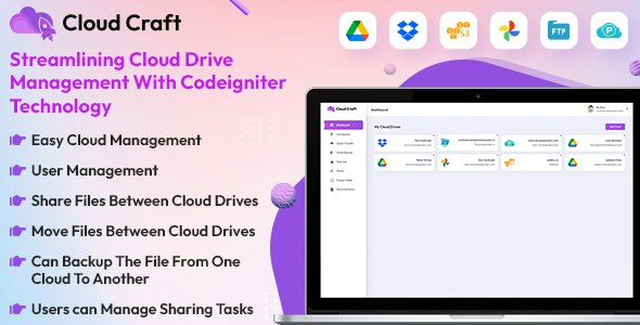 CloudCraft – All In One Cloud Drive Management SaaS Platform