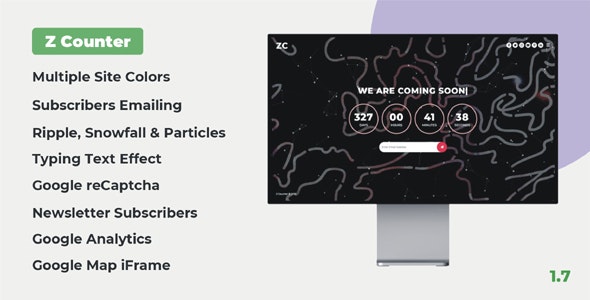 Z Counter – Coming Soon Countdown with Admin Panel