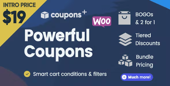 Coupons + Advanced WooCommerce Coupons Plugin