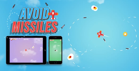 Avoid Missiles – HTML5 Game