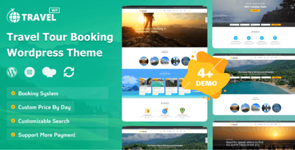 Travel Tour Booking WordPress Theme