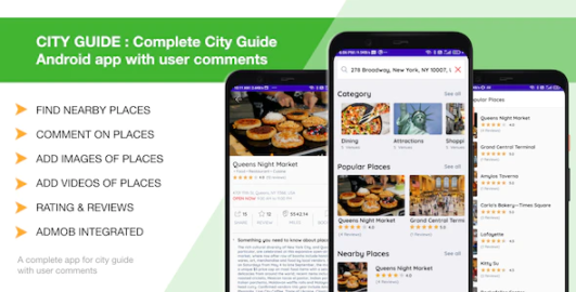 CITY GUIDE : Complete City Guide Android app with user comments