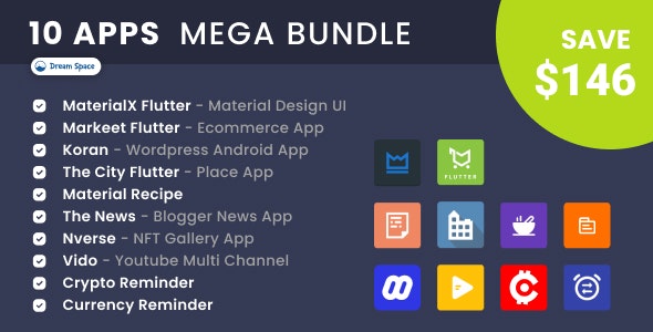 Android Mega Bundle – 10 Premium App Templates