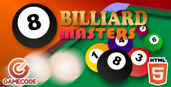 8 Billiard Masters – HTML5 Game