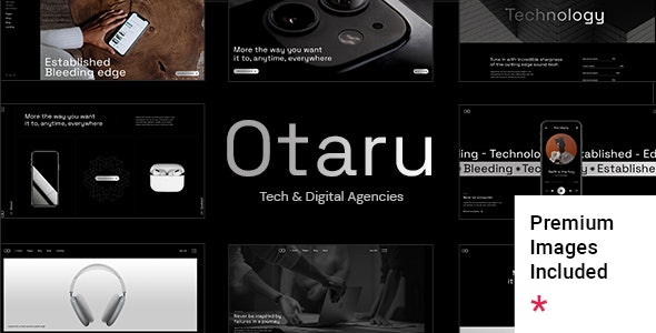 Otaru – Technology  Digital Agency Theme