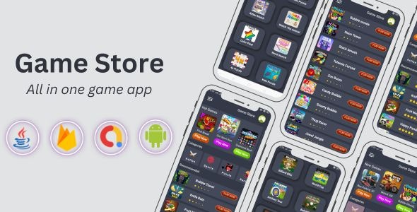 Game Store – Android All in One Games App with Admob Ads, Unlimited Games & Much More