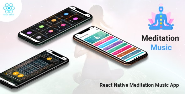 Meditatoin music React native app for Android and iOS – Relax music, Sleep sound