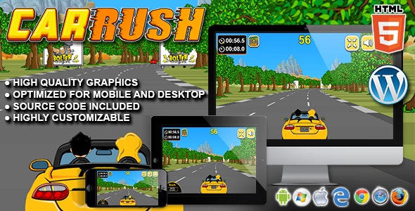 Car Rush – HTML5 Racing Game