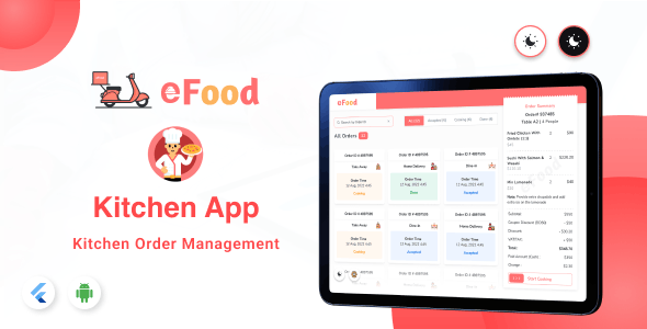 eFood – Kitchen/Chef App 1.7