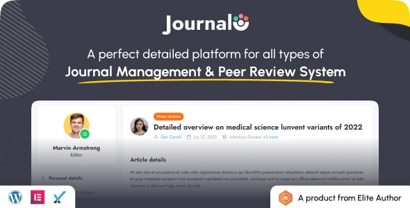 Journalo – Journal Research Publication and Peer Review System