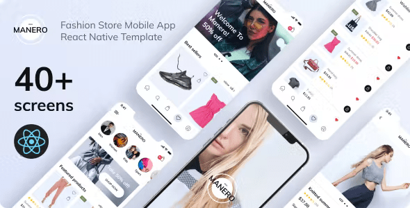 Manero – Fashion React Native Template