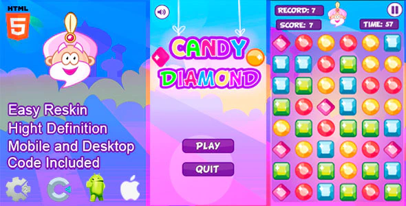 Candy Diamond – HTML5 and Mobile .capx