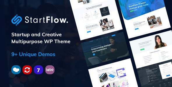 StartFlow | Responsive Multipurpose WordPress Theme