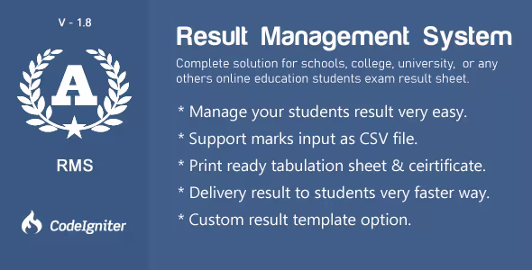 School Exam Result Management System