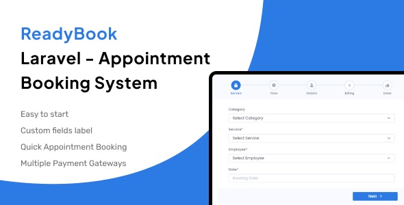 Appointment Booking System – Auto Scheduling Script – Laravel