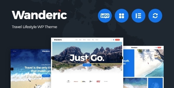 Wanderic – Travel Blog  Lifestyle WordPress Theme