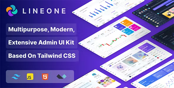 Lineone – Multipurpose Admin and Webapp UI kit based on Tailwind CSS