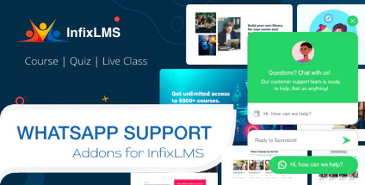 WhatsApp Chat Support – InfixLMS Module 1.1.0