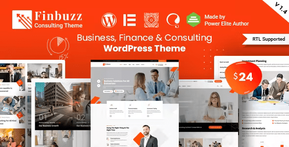 Finbuzz – Corporate Business WordPress Theme 2.1.2