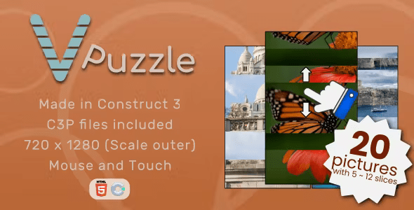 V-Puzzle – HTML5 Puzzle game