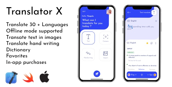 Translator X | iOS Translator App