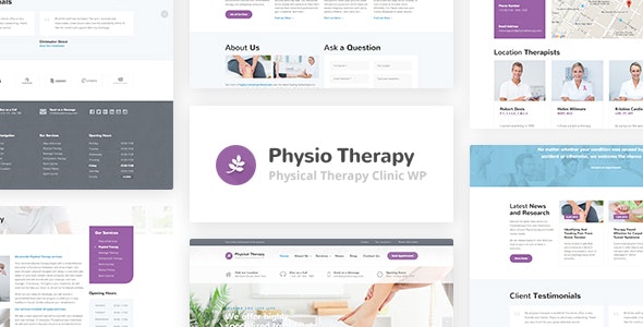 Physio – Physical Therapy  Medical Clinic WP Theme