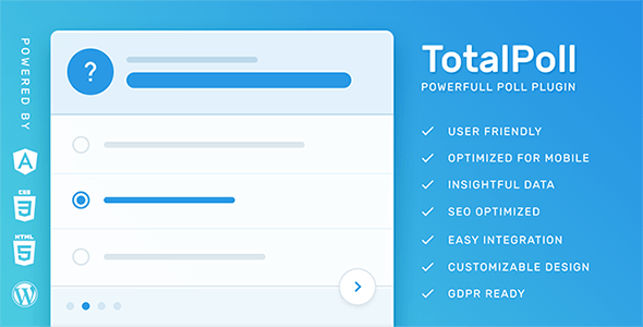 TotalPoll Pro – Responsive WordPress Poll Plugin 4.10.1