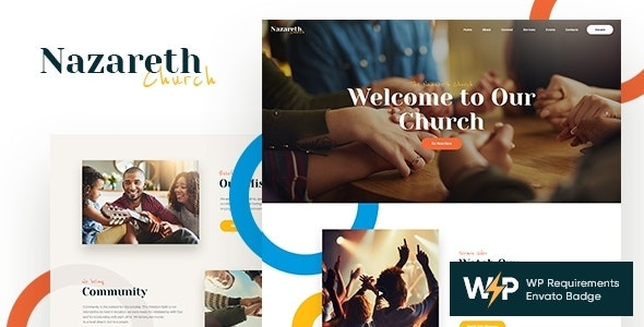 Nazareth | Church  Religion WordPress Theme