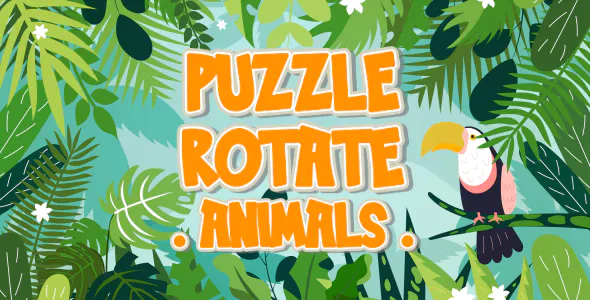 Puzzle Rotate – Animals – HTML5 Game (Construct 3)