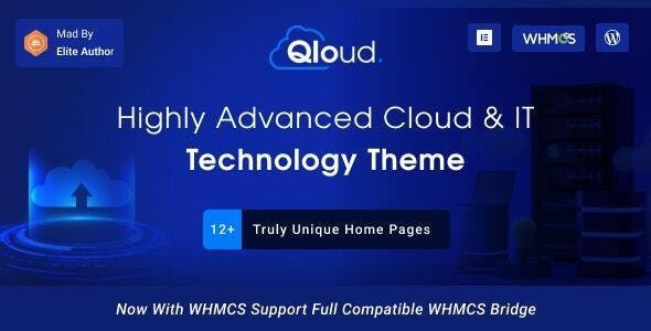 Qloud 3.0 – WHMCS, Cloud Computing & Server WordPress Theme 3.0.8