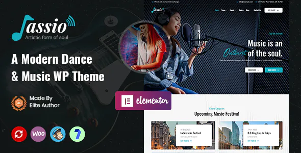 Jassio | Music WordPress Theme