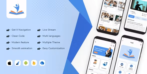 Education app ui kit – Flutter 2.0