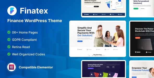 Finatex – Finance Consulting WordPress Theme