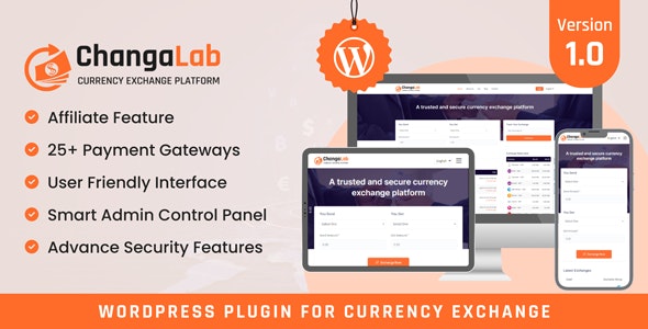 ChangaLab – Currency Exchange WordPress Plugin