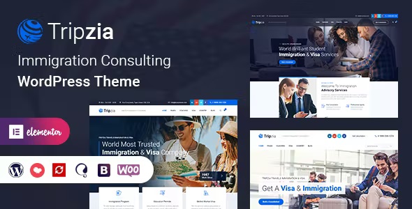 Tripzia – Immigration Consulting WordPress Theme 4.2