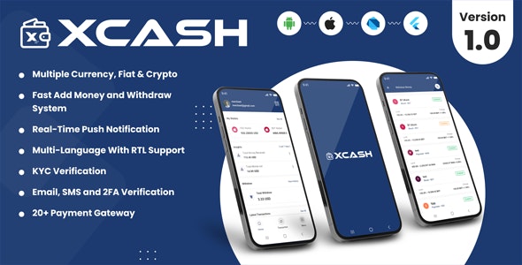 XCash – Cross Platform Mobile Wallet Application | Merchant App