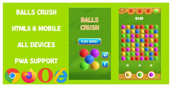 Balls Crush – HTML5 & Mobile Game