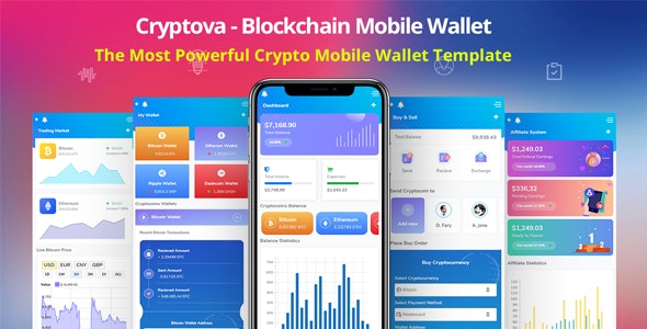 Cryptova – Blockchain App & Mobile Crypto Wallet