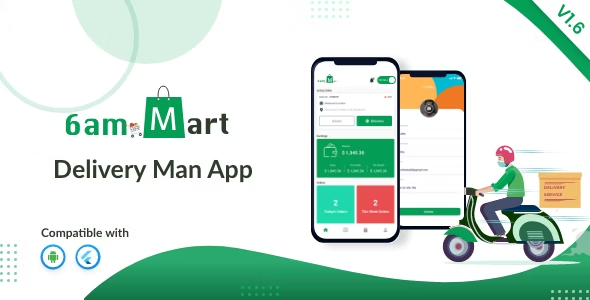 6amMart – Delivery Man App 2.11