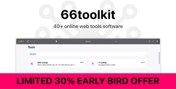 66toolkit – Ultimate Web Tools System [Regular License]