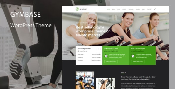 GymBase – Gym Fitness WordPress Theme 15.4