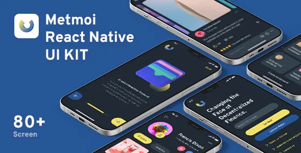 Metmoi – UI KIT React Native App Template