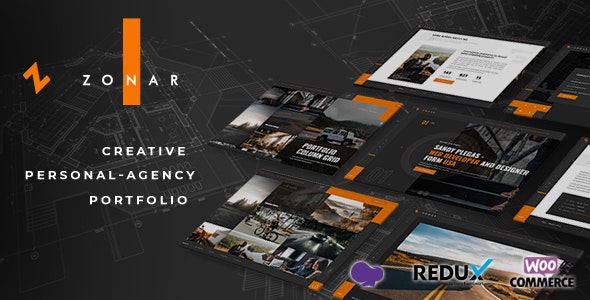 Zonar – Personal Portfolio WordPress Theme