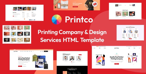 Printco – Printing Company  Services HTML Template