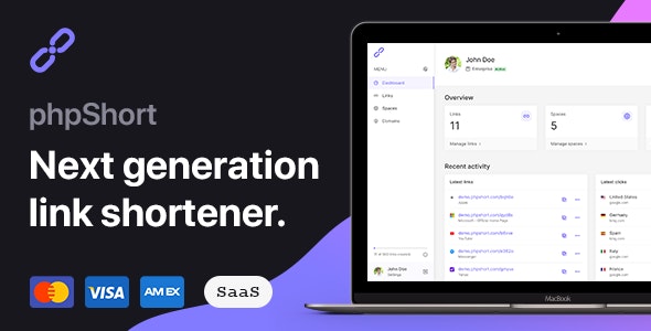 phpShort – URL Shortener Platform 5.0.0
