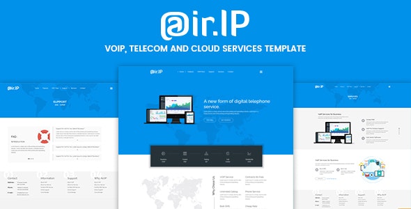 Airip – Voip Business HTML Template