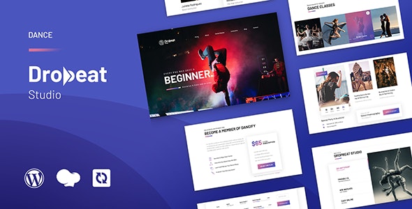 Dropbeat – Creative Dance Studio WordPress Theme