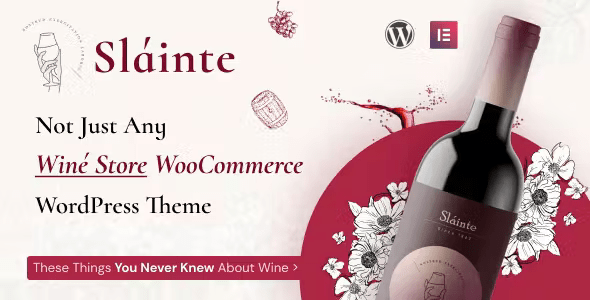 Slainte – Winery  Wine Store WooCommerceTheme