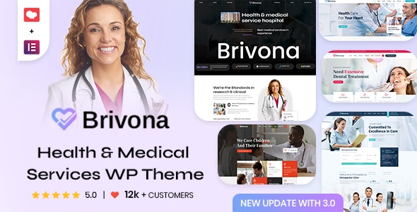 Brivona – Clinical Websites WordPress Theme