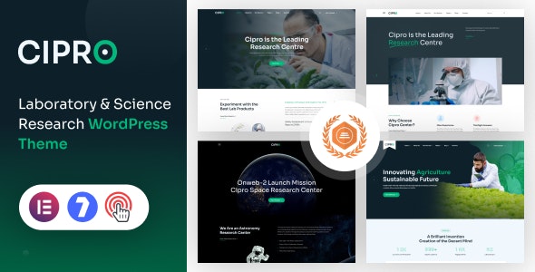 Cipro – Laboratory  Science Research WordPress Theme